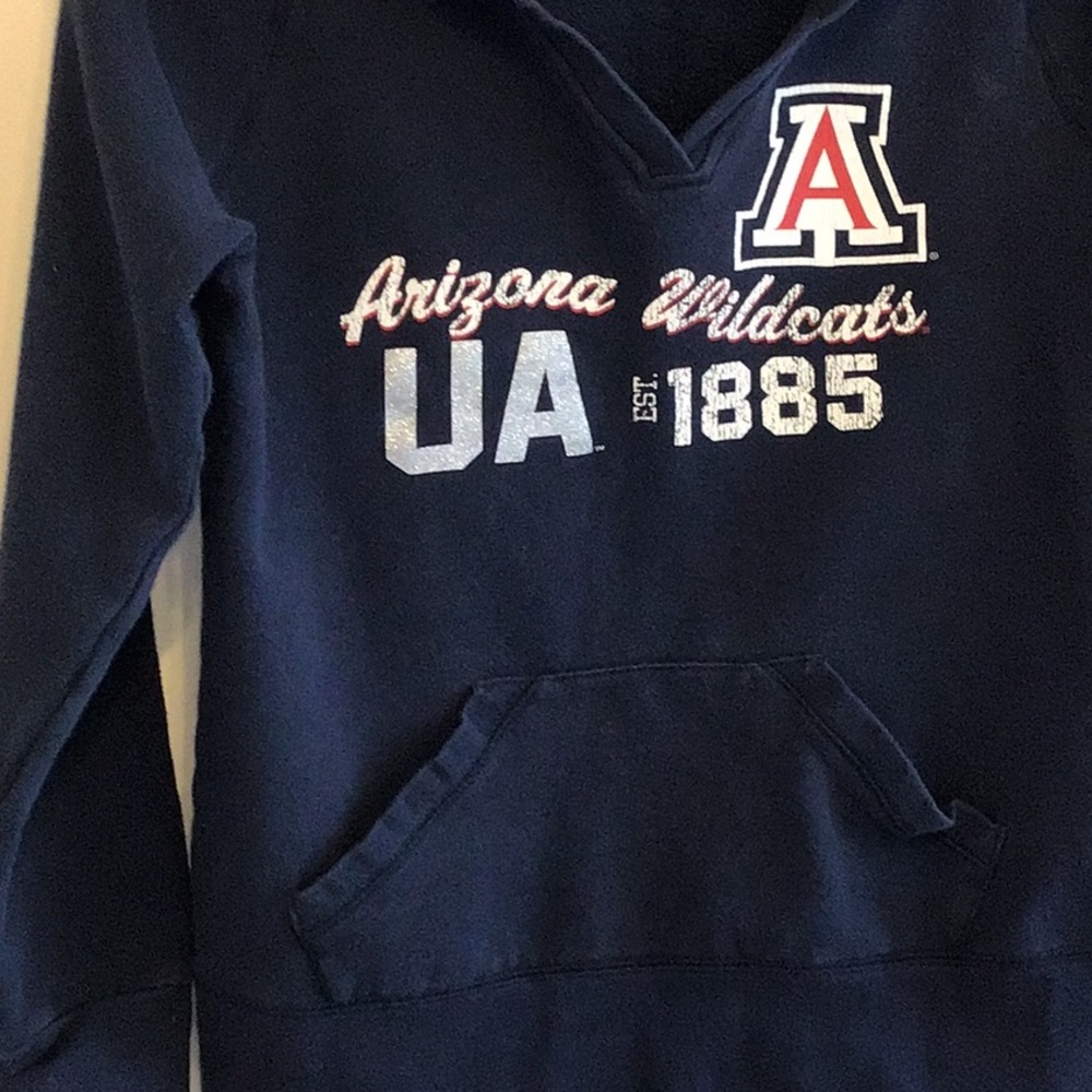 UofA Navy Blue Hoodie w/Scrunchie - Picture 3 of 6